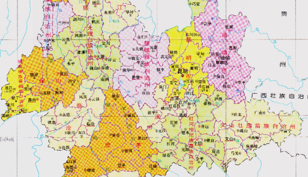 云南有几个市和几个自治州
