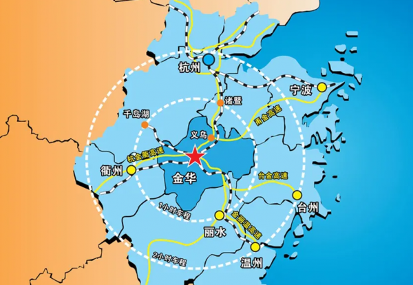 金华市有几个区县市