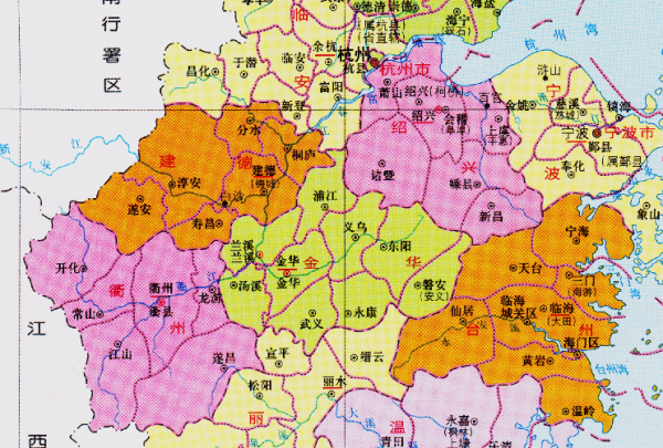 金华市有几个区县市