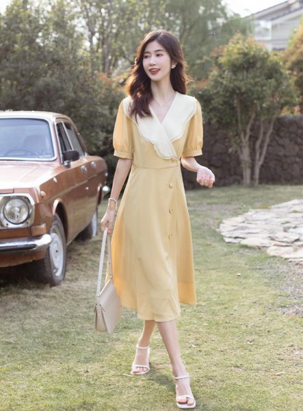 夏天穿裙子配什么鞋子好看