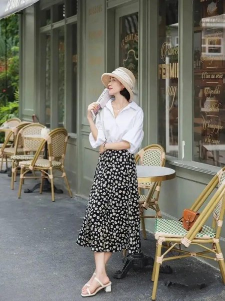 夏天穿裙子配什么鞋子好看