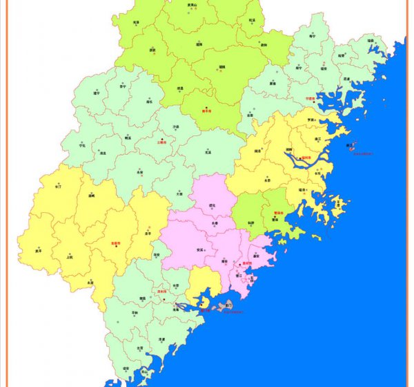 福建为什么叫八闽