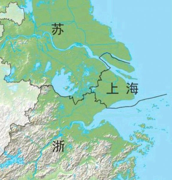 上海在中国的哪个方向