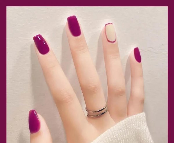 黄皮显手白的美甲颜色