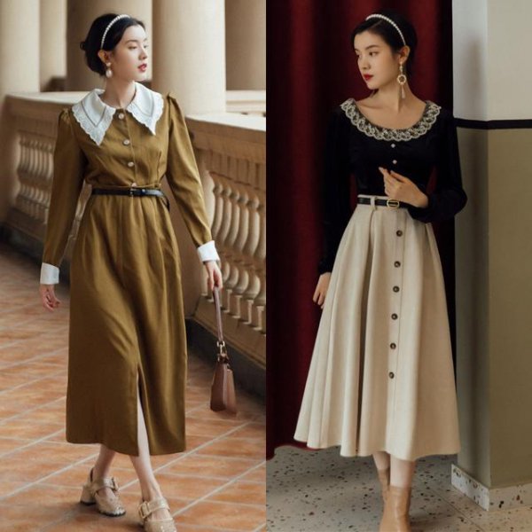 半身长裙配什么上衣好