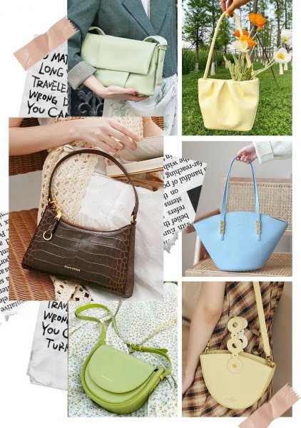 夏天背什么颜色的包包比较好