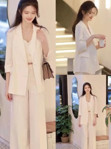 白西装外套下身搭什么好看 白色西装里边穿什么内搭