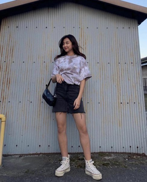 上身胖下身瘦穿衣搭配图片