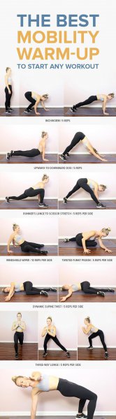 健身前的6个热身运动