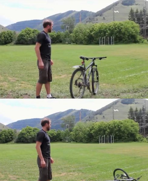 自行车为什么能保持平衡