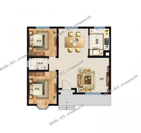 农村10万左右盖什么房