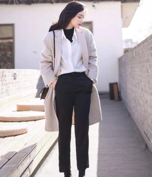 黑色乐福鞋配什么裤子好看