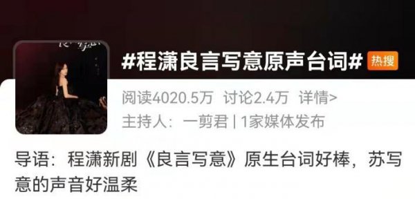 程潇演过什么电视剧