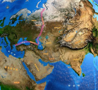 各大洲的分界线图示 亚洲与大洋洲的分界线在哪里