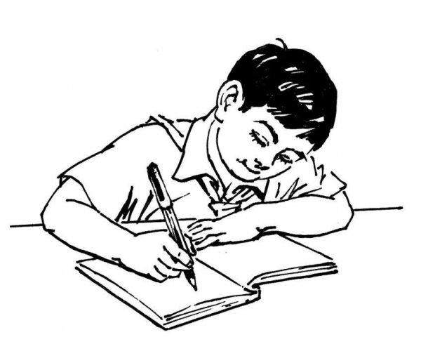 小学生写字正确姿势