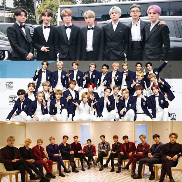 韩国男团有哪些