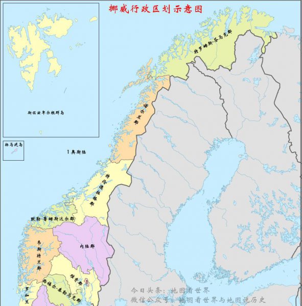 挪威地理位置在哪里