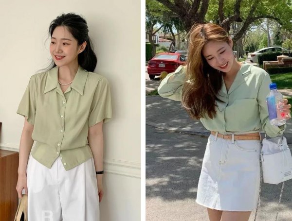 浅绿色衣服显黑还是显白