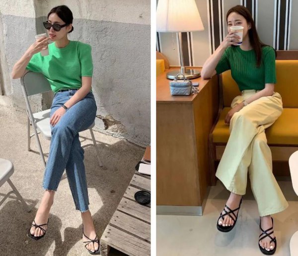 浅绿色衣服显黑还是显白