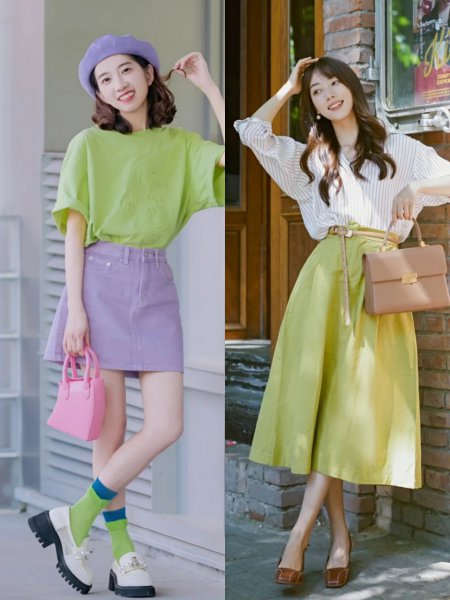 浅绿色衣服显黑还是显白