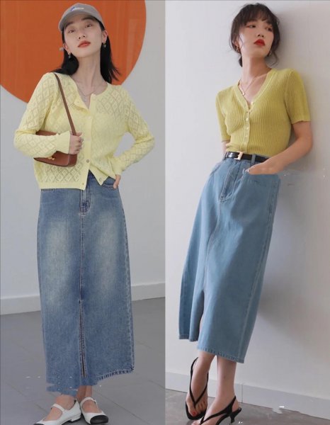 牛仔裙搭配什么上衣好看