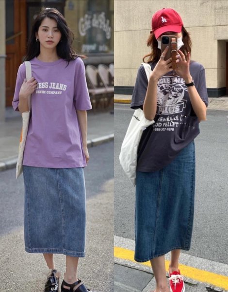 牛仔裙搭配什么上衣好看