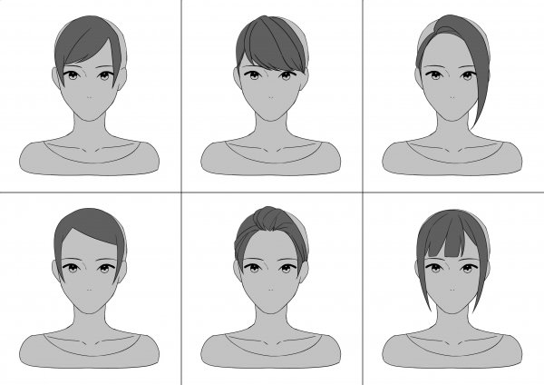 漫画刘海是什么样的