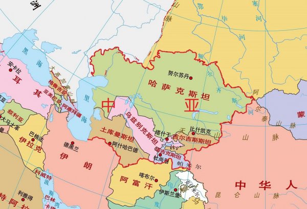 亚洲分为哪六个地区