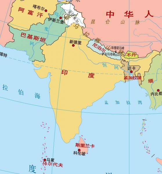 亚洲分为哪六个地区