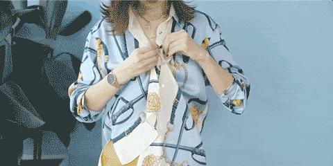 衬衣打结怎么打好看