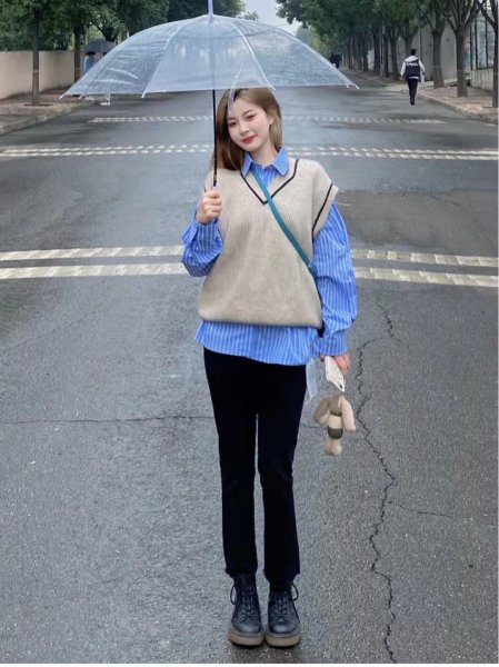 黑色裤子配什么上衣好看