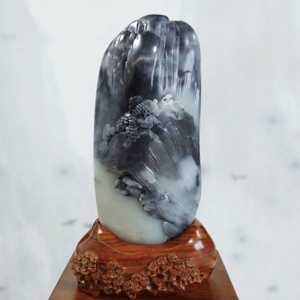 和田玉青花籽料镯子值钱吗