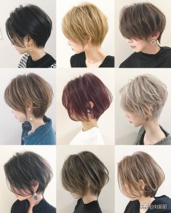 30一40岁女人发型短发个性 三十至四十女性时尚发型