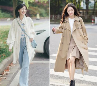 薄款风衣内搭选择什么合适 长款薄风衣怎么搭配好看图片
