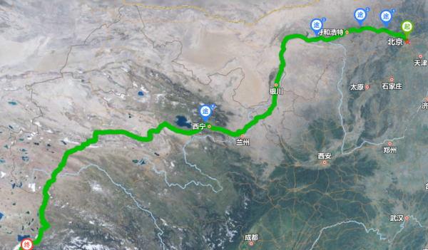 京藏高速的起点和终点在哪