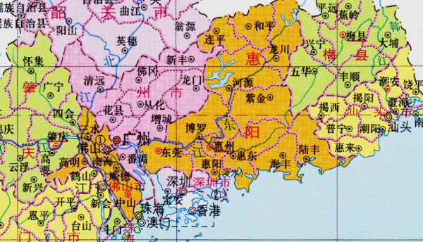 东莞市有几个区几个镇