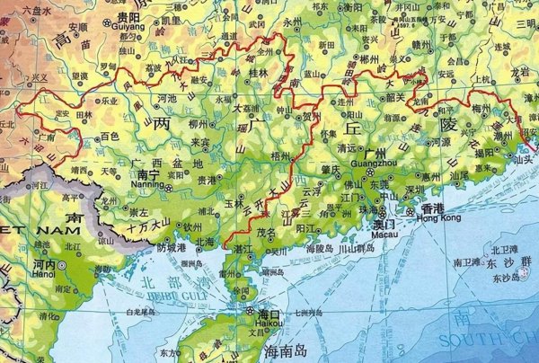 华南是指哪几个省份