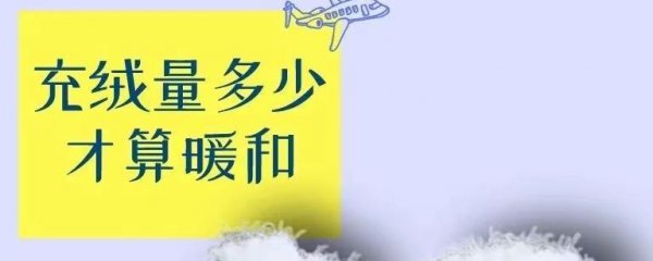 充绒量多少的羽绒服才算厚实