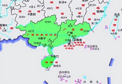 华南指哪里几个省市 我国华南5省区是怎么划分的