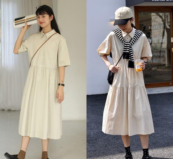 衬衫裙搭配什么穿好看