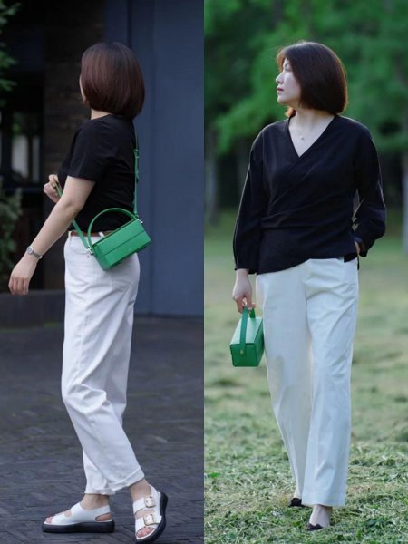 苹果型身材的女生适合穿什么裤子