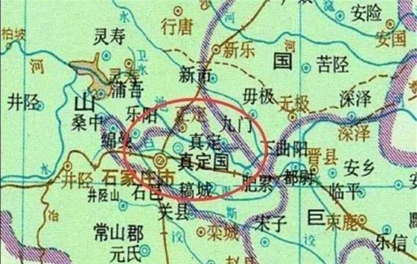 三国演义中的常山位于哪里