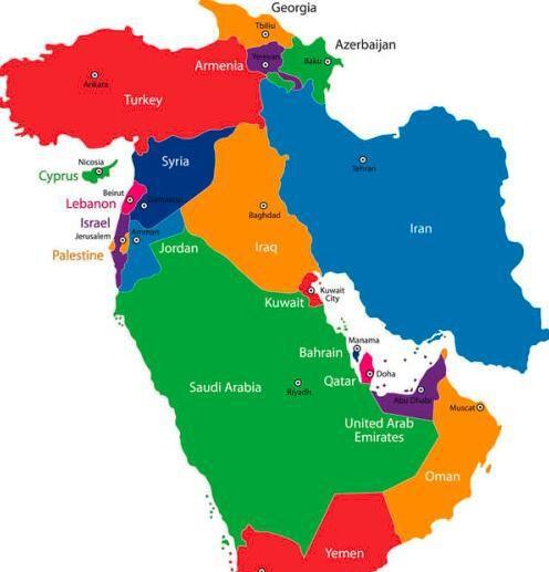 西亚有哪几个国家