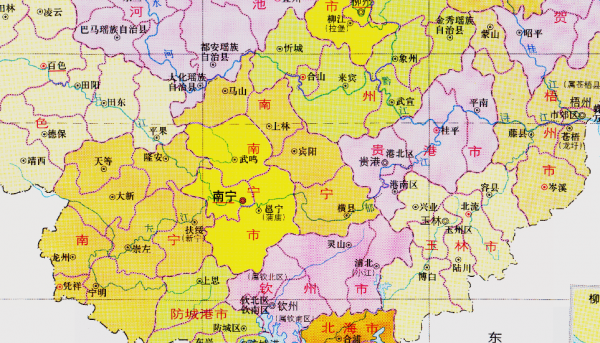 南宁市有几个区县市