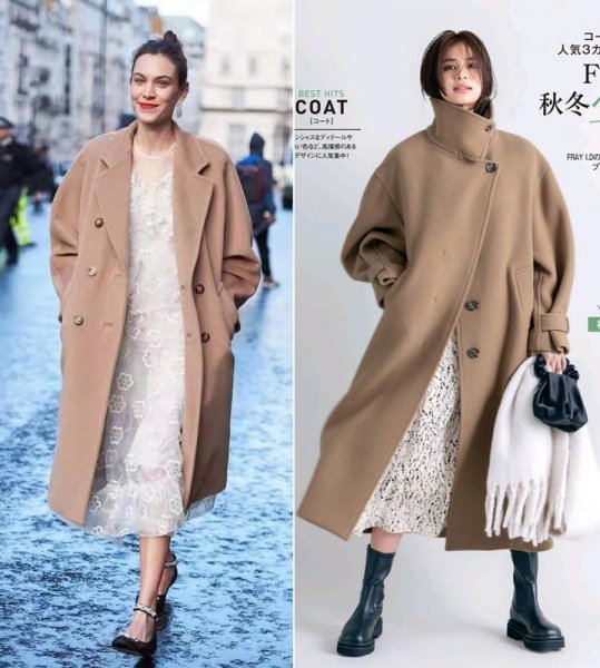 驼色大衣配什么内搭颜色好看