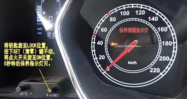 汽车仪表盘显示扳手是什么意思