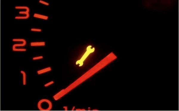 汽车仪表盘显示扳手是什么意思