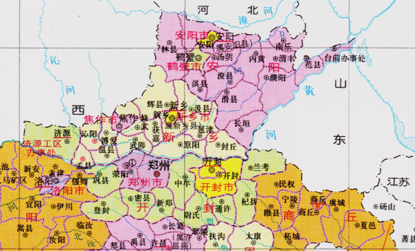 河南鹤壁属于哪个市管