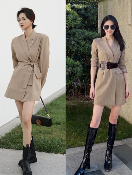 西装裙配什么鞋子好看