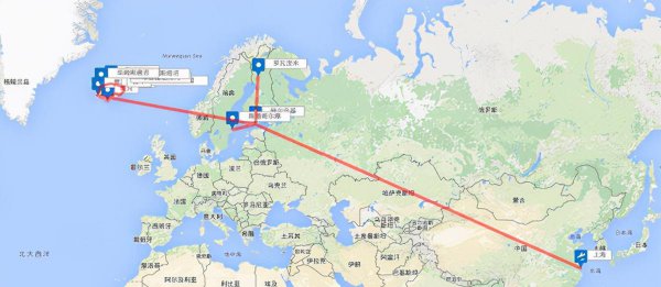 北京到冰岛多少公里